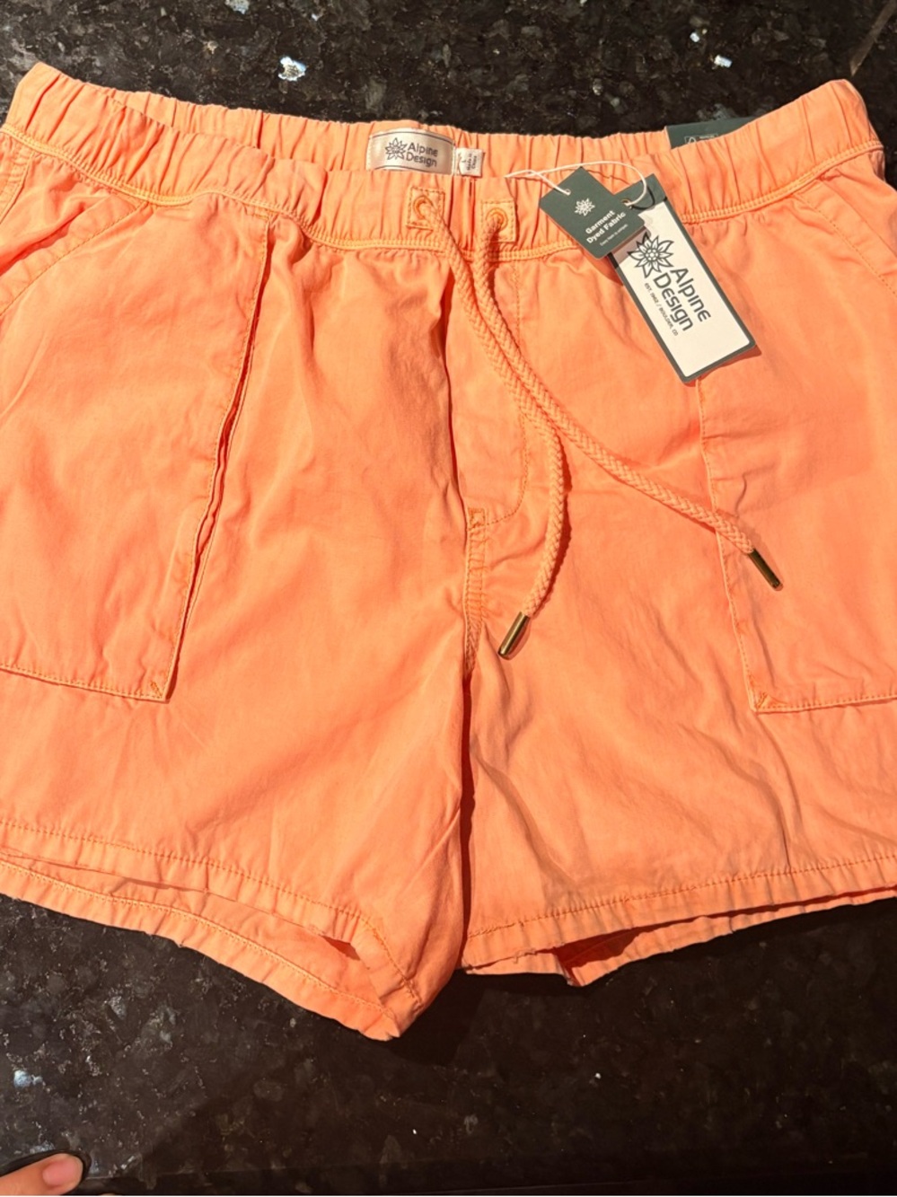 Alpine Design Peach Drawstring Casual Shorts